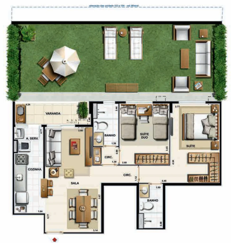 64,78 M²