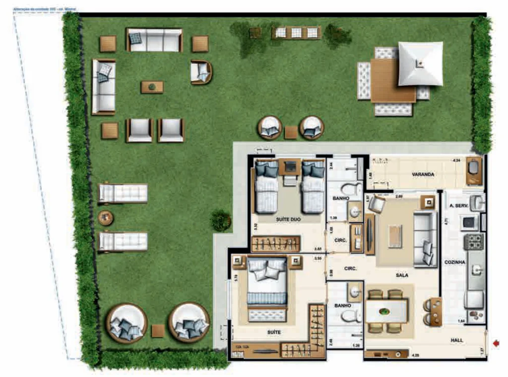 64,76 M²
